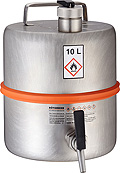 Safety barrel (10 liters) with self-closing tap